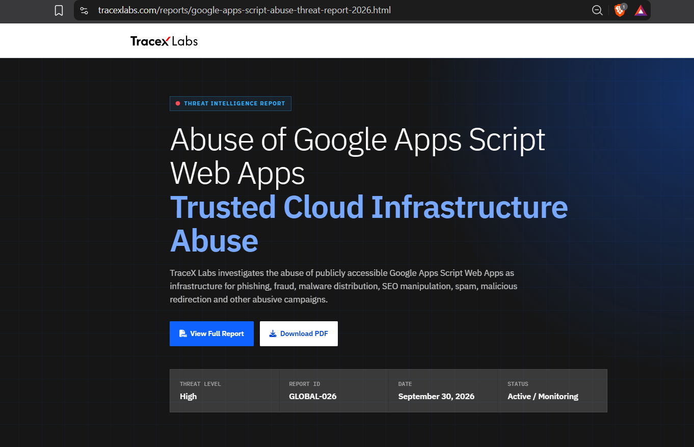 Abuse of Google Apps Script Web Apps Trusted Cloud Infrastructure Abuse