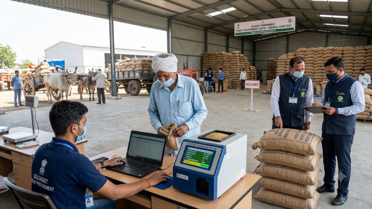 AI-powered grain procurement in Gujarat, the blunt times