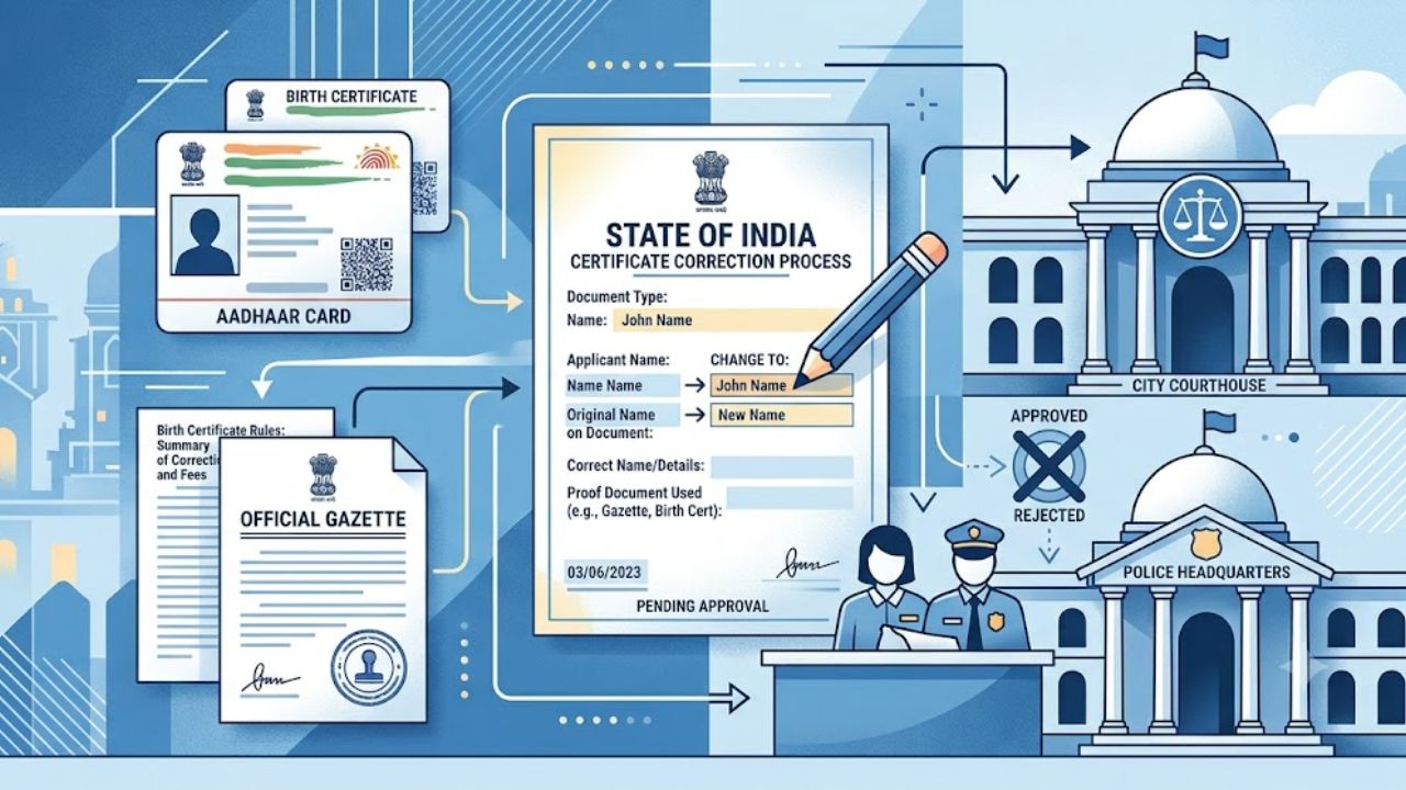 Gujarat birth certificate correction rules, the blunt times