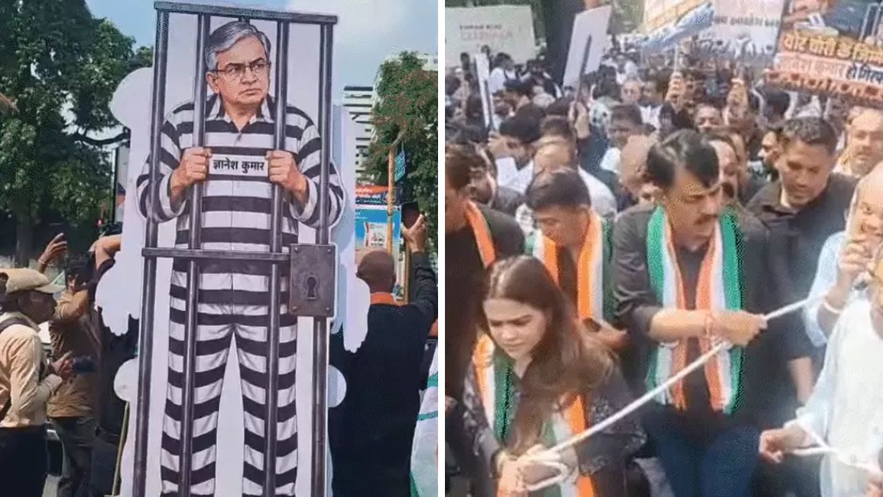 Gujarat Congress SIR protest, the blunt times