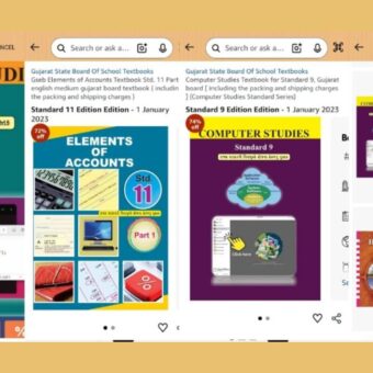 Gujarat free textbooks sold on Amazon, the blunt times