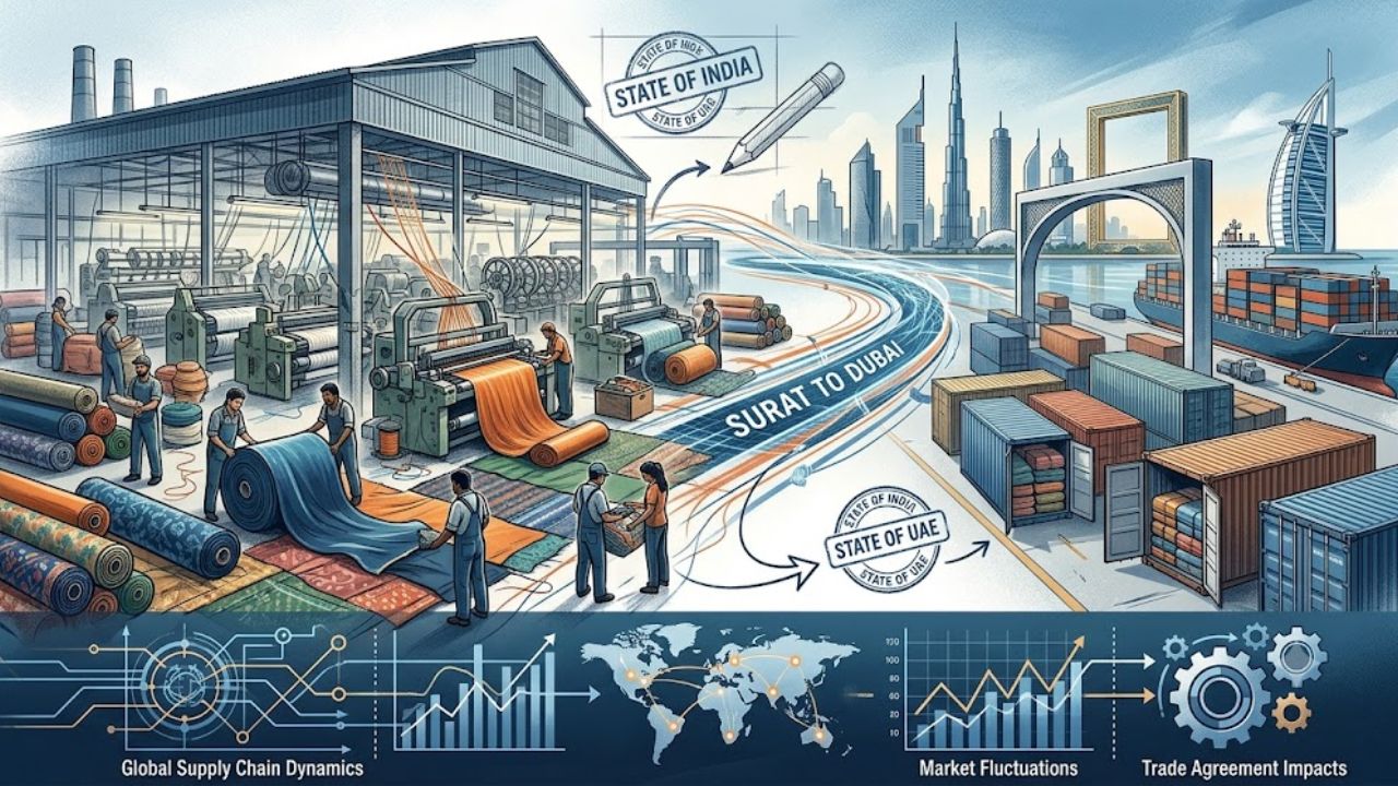 Surat textile industry Dubai opportunity, the blunt times