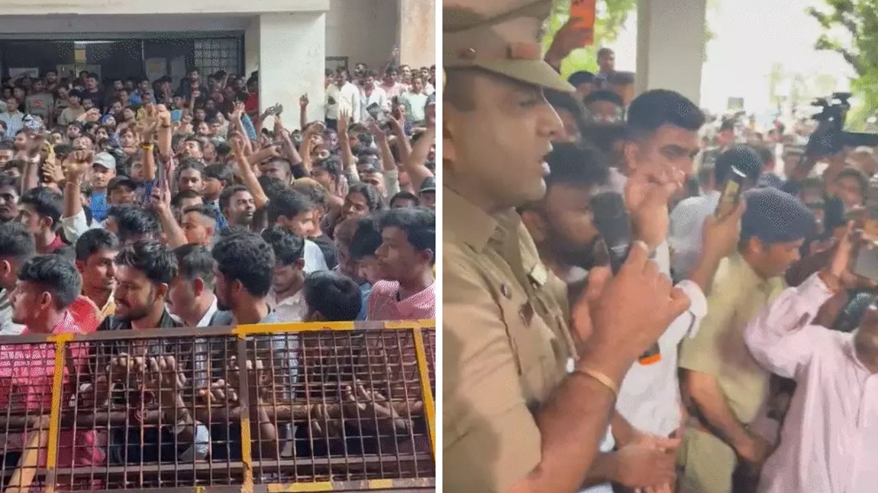 Surat embroidery workers protest, the blunt times