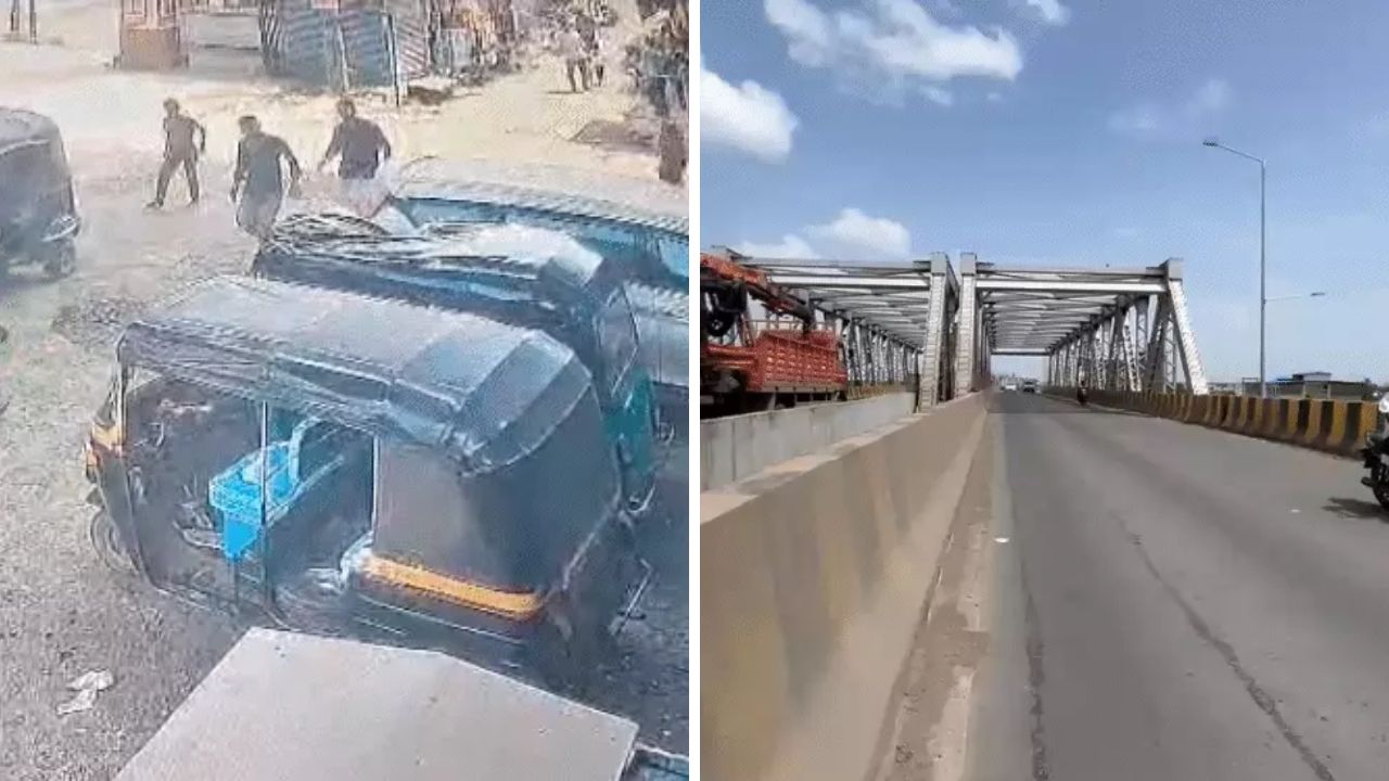 Youth Falls 40 Feet While Making Reel on Kim Overbridge Surat youth falls from Kim Railway Overbridge, the blunt times