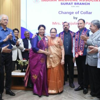 Dr. Dipti Deepak Patel Takes Charge as IMA Surat President for 2026–27-TBT