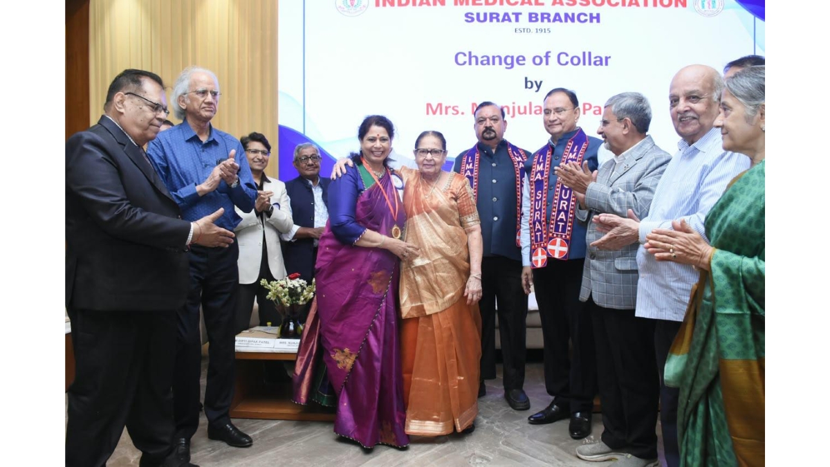 Dr. Dipti Deepak Patel Takes Charge as IMA Surat President for 2026–27-TBT