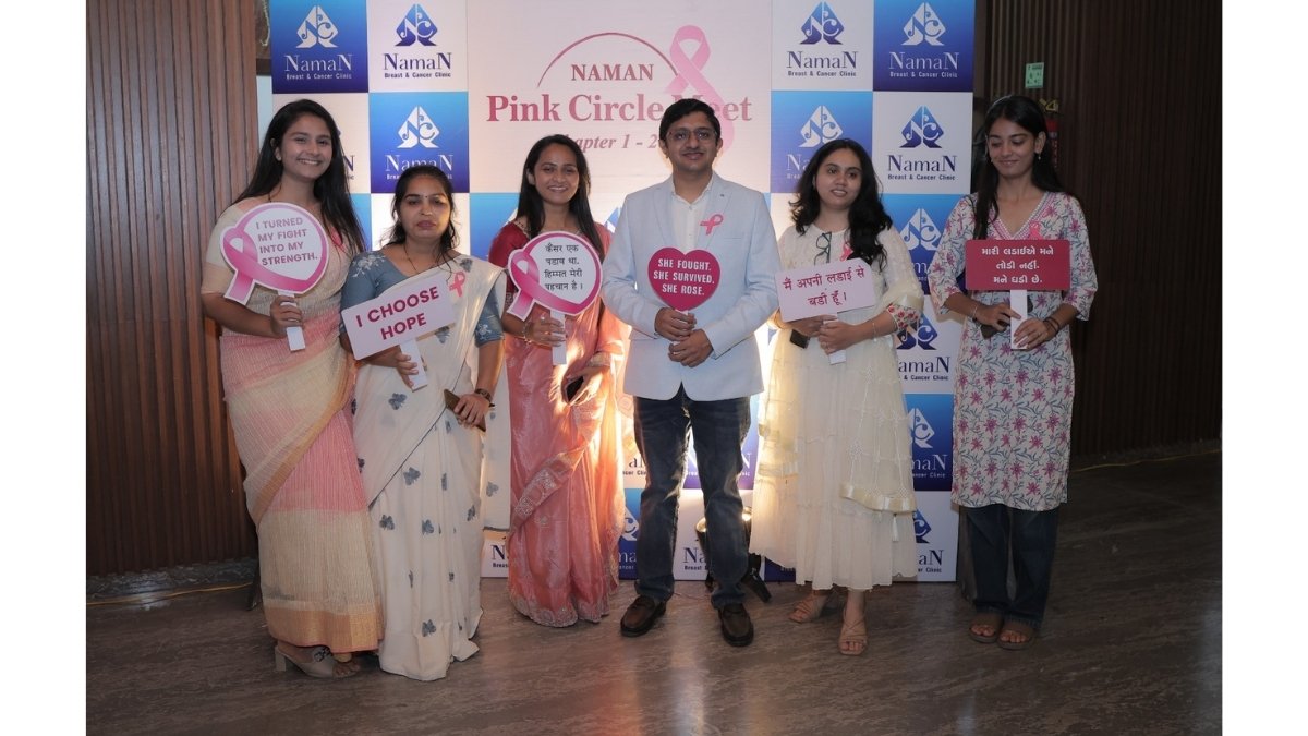 Awareness, Musical Housie and Entertaining Activities Create a Lively Atmosphere at Naman Breast and Cancer Clinic’s ‘Pink Circle Meet