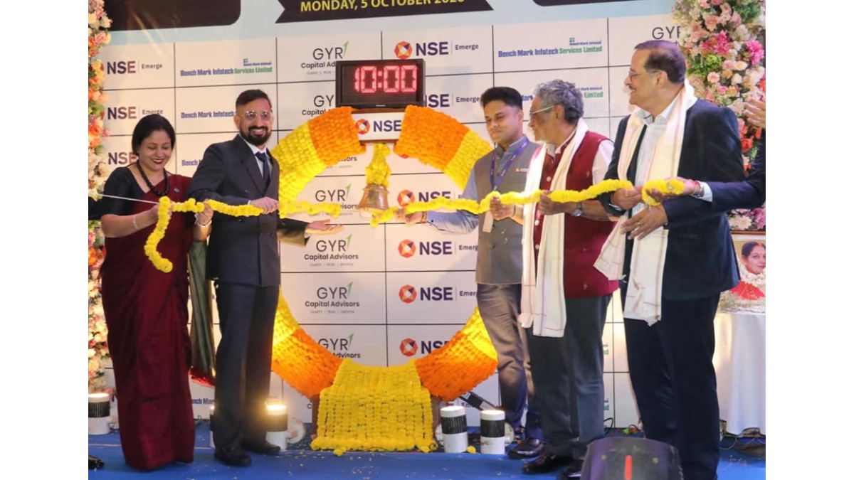 Leading provider of IT integrated network solutions Bench Mark Infotech Services gets listed at NSE Emerge Bench Mark Infotech