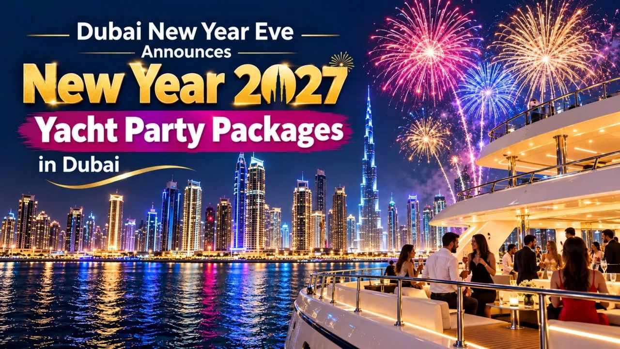 Dubai New Year 2027 yacht party, the blunt times