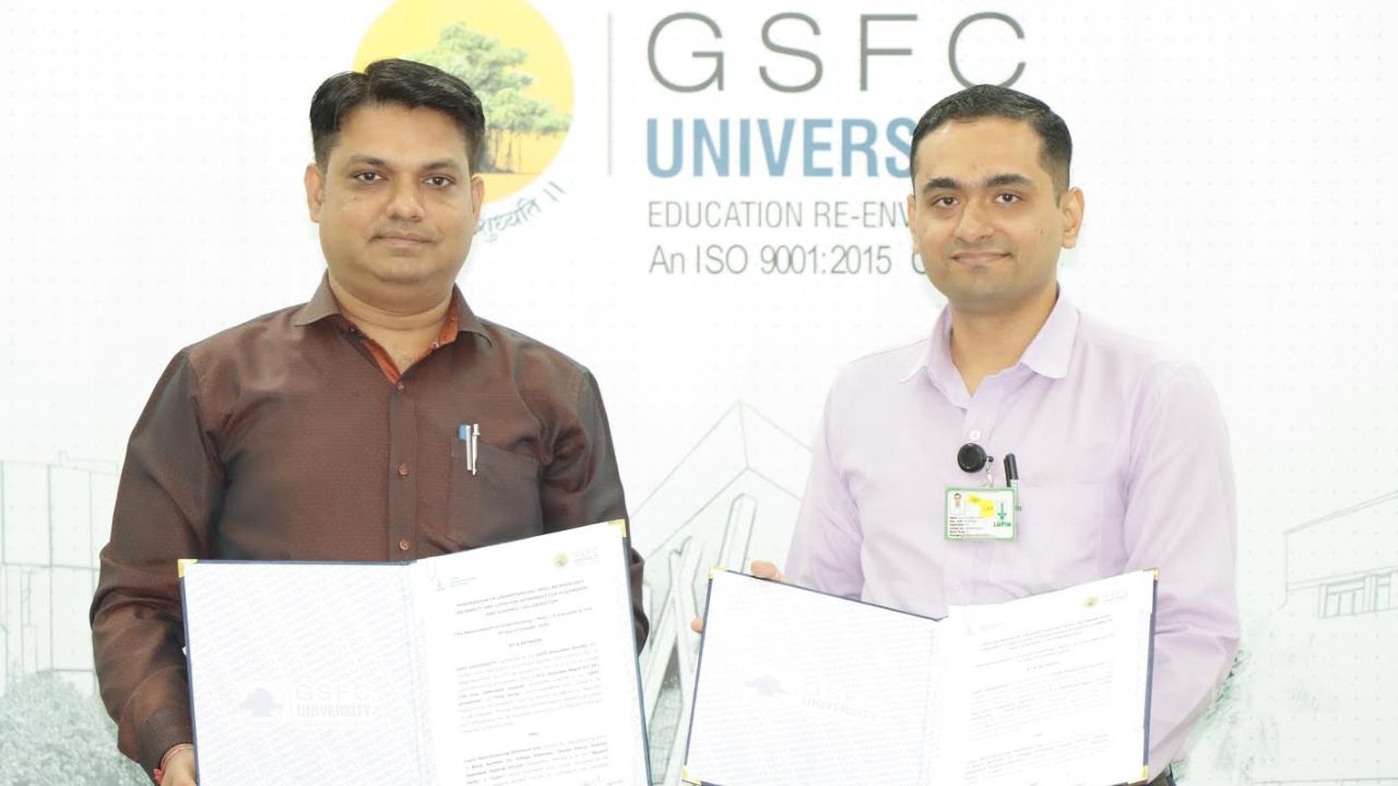 GSFC University Lupin Manufacturing Solutions MoU, the blunt times