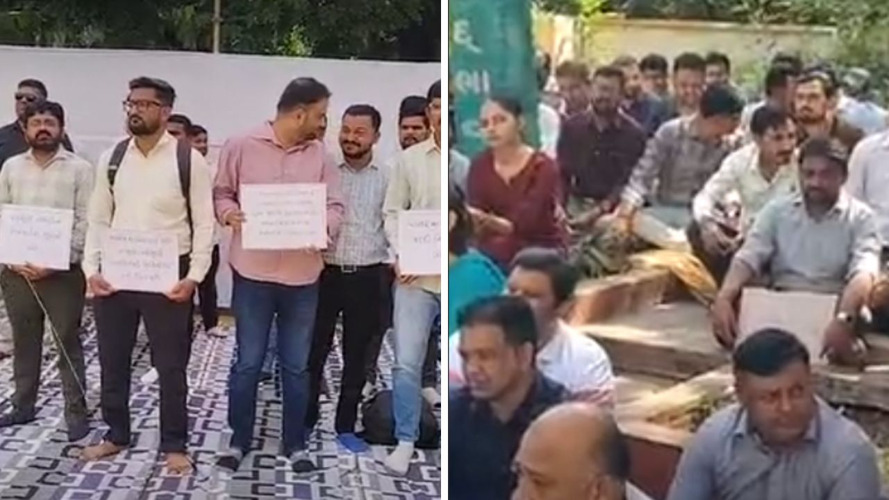 Over 10,000 Gujarat revenue employees begin indefinite strike, public services halts Gujarat revenue employees strike, the blunt times