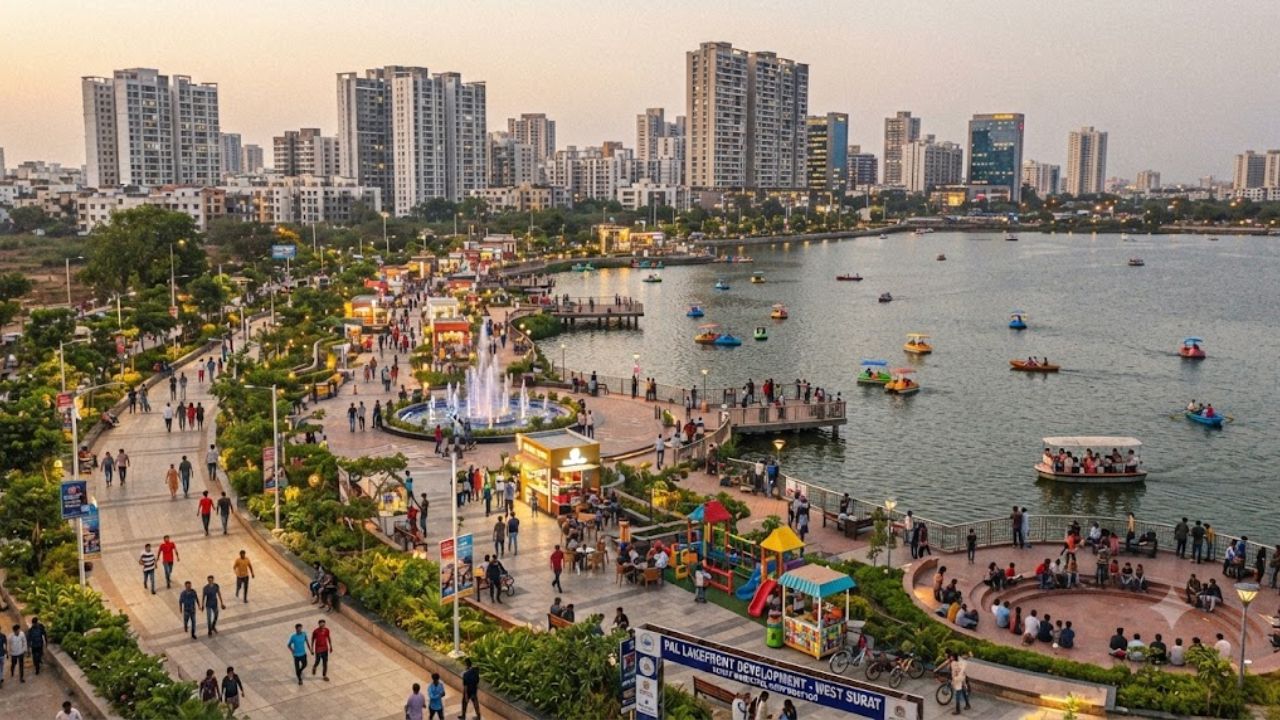Pal Lake Could Become West Surat’s New Urban Attraction Pal Lake Surat, the blunt times