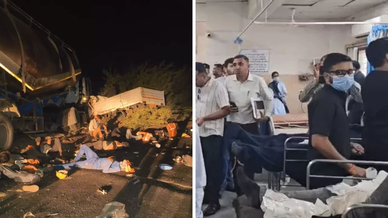 Kutch road accident near Khavda, the blunt times