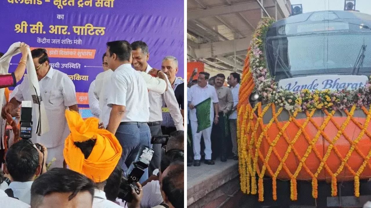 Surat Udaipur Vande Bharat launched, the blunt times